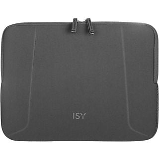 Funda portátil - ISY INB-1315, Universal, Hasta 14", Poliéster, Gris