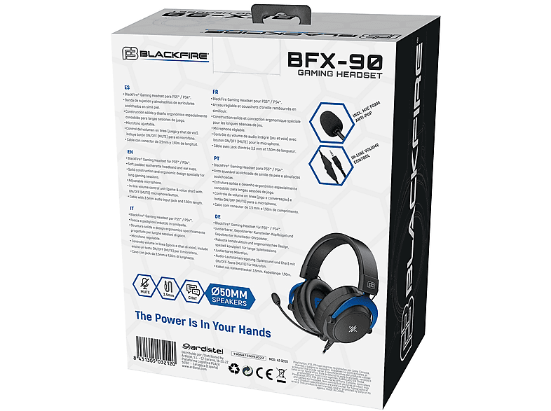 Blackfire Auriculares Gaming Bfx-90