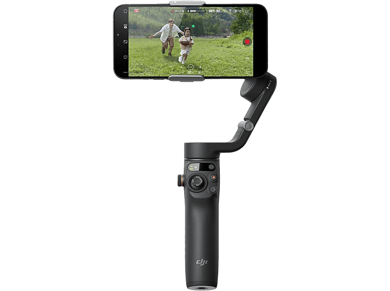 Gimbal  DJI Osmo Mobile 6, Plegable, Para teléfonos, Bluetooth 5.1,  Autonomía hasta 6h, Negro