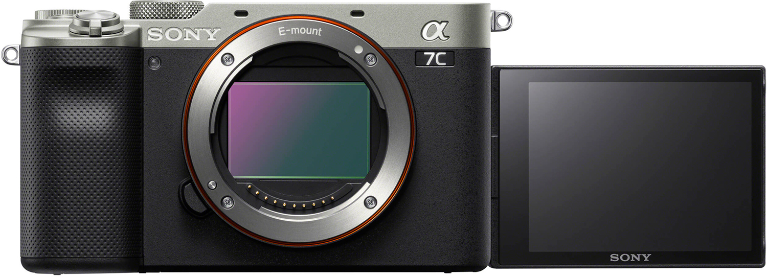 SONY Appareil photo hybride Alpha 7C Argenté Boîtier (ILCE7CS.CEC)