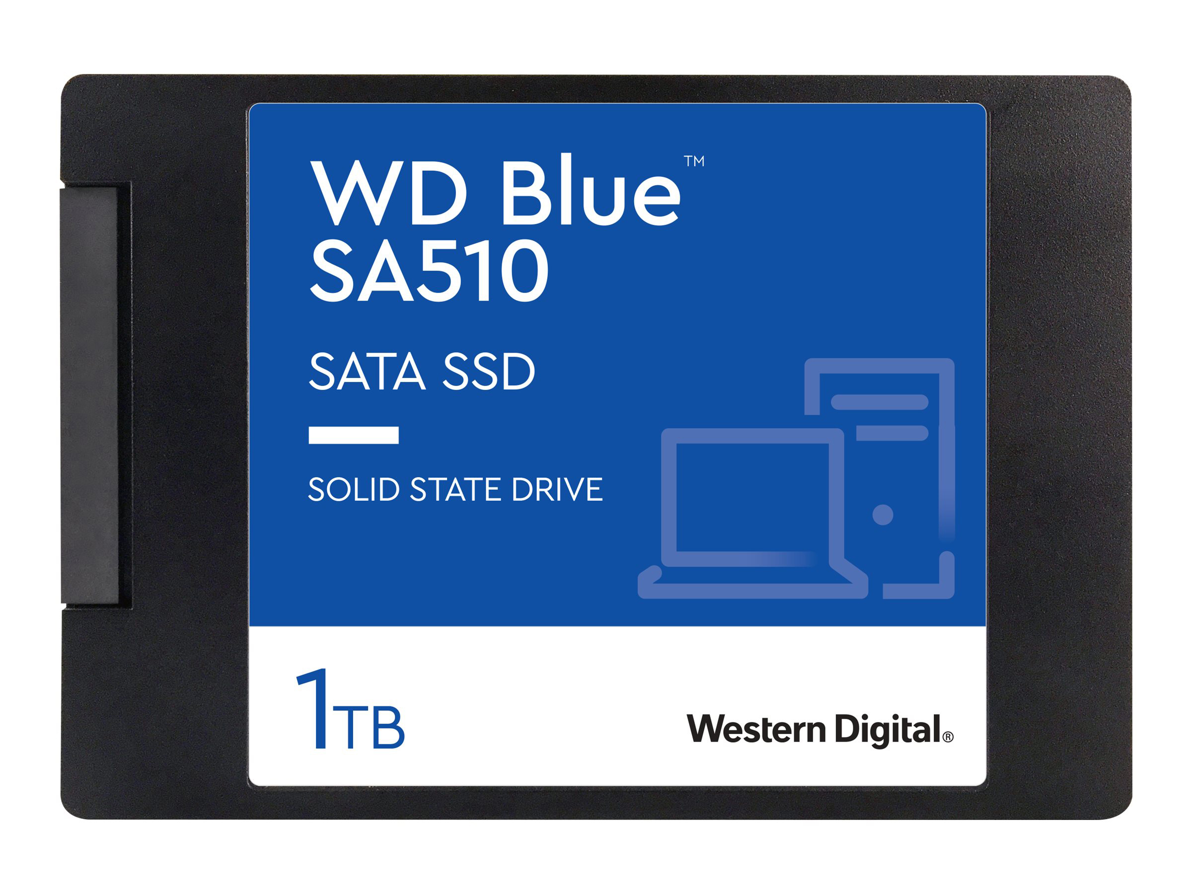 SATA SSD, intern WD WDS100T3B0A SA510 SSD 2,5 Blue Zoll, TB 6 1 Gbps,