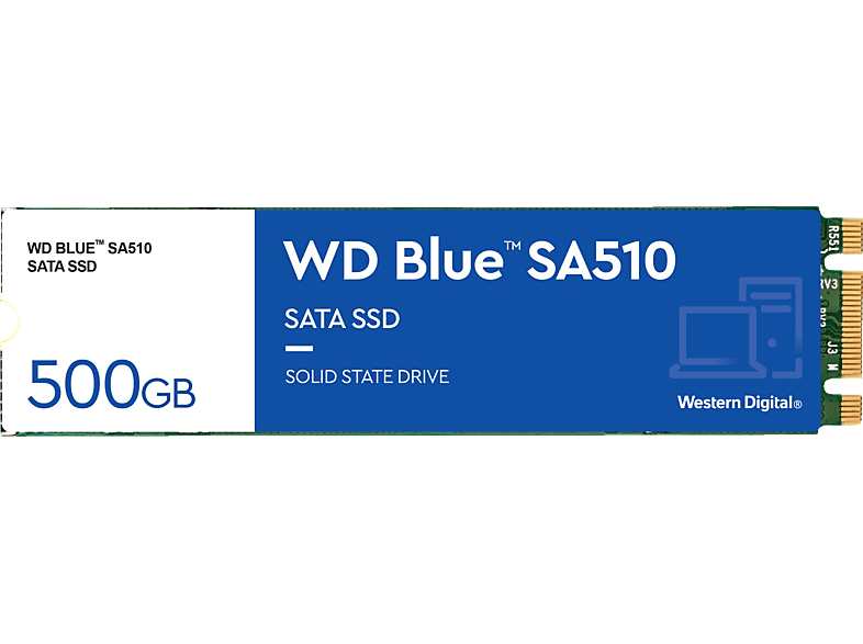 WD WD Blue SA510 SSD, 500 GB SSD SATA 6 Gbps, intern