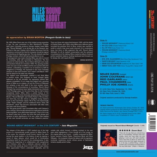 Miles Davis - Round About Midnight  - (Vinyl)