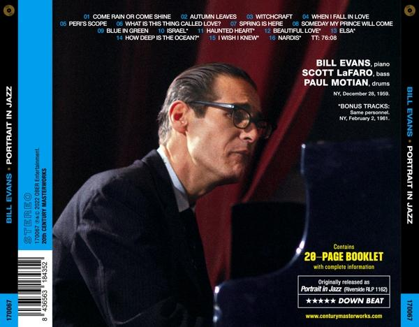 Bill Evans - Portrait in Jazz  - (CD)