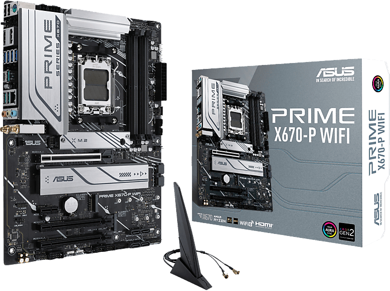 ASUS Prime Mainboard WIFI Schwarz X670-P