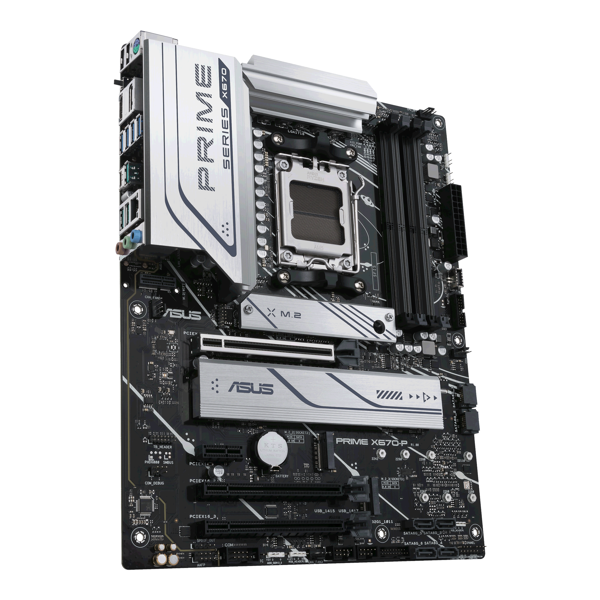 ASUS Prime X670-P Mainboard Schwarz