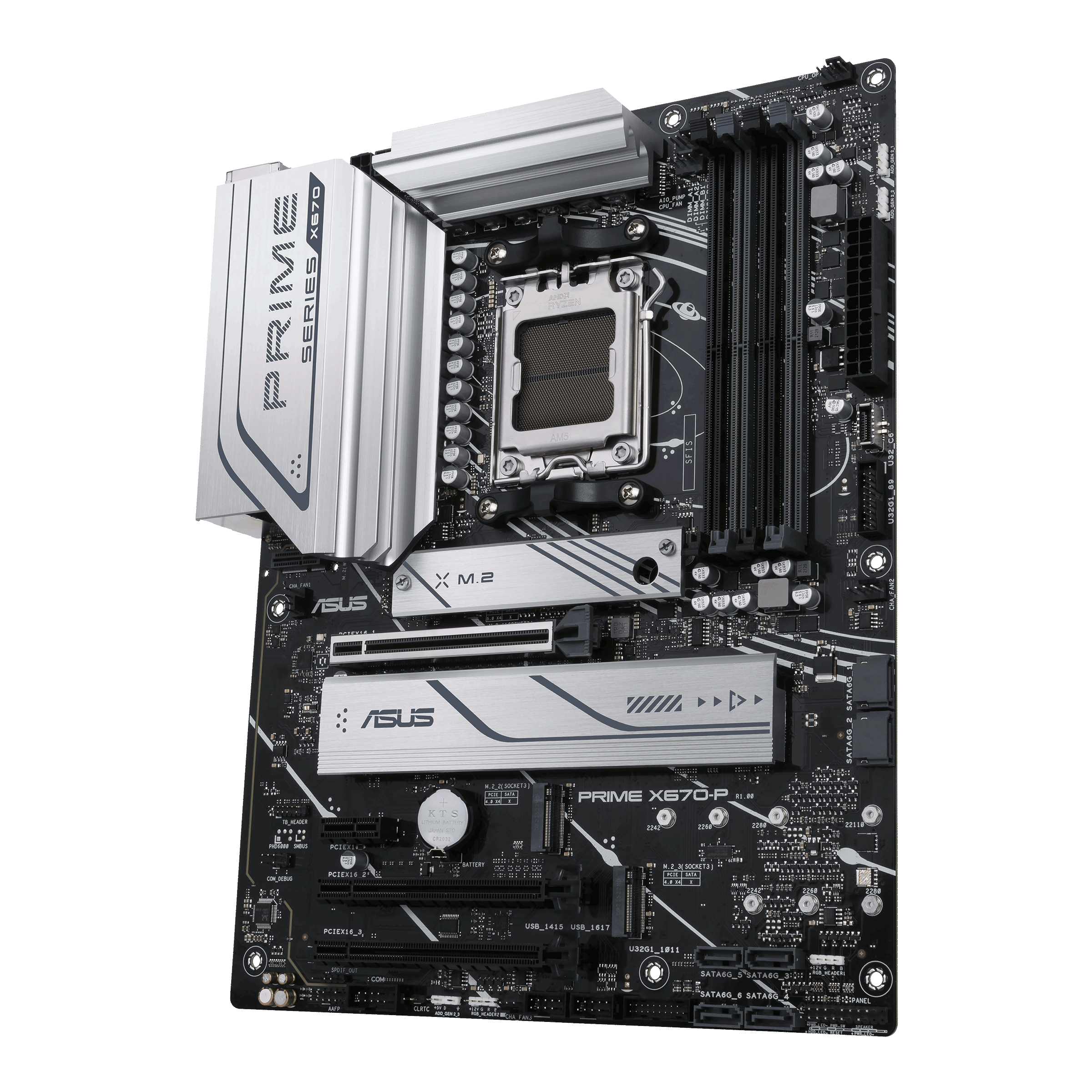 ASUS Prime X670-P Mainboard Schwarz