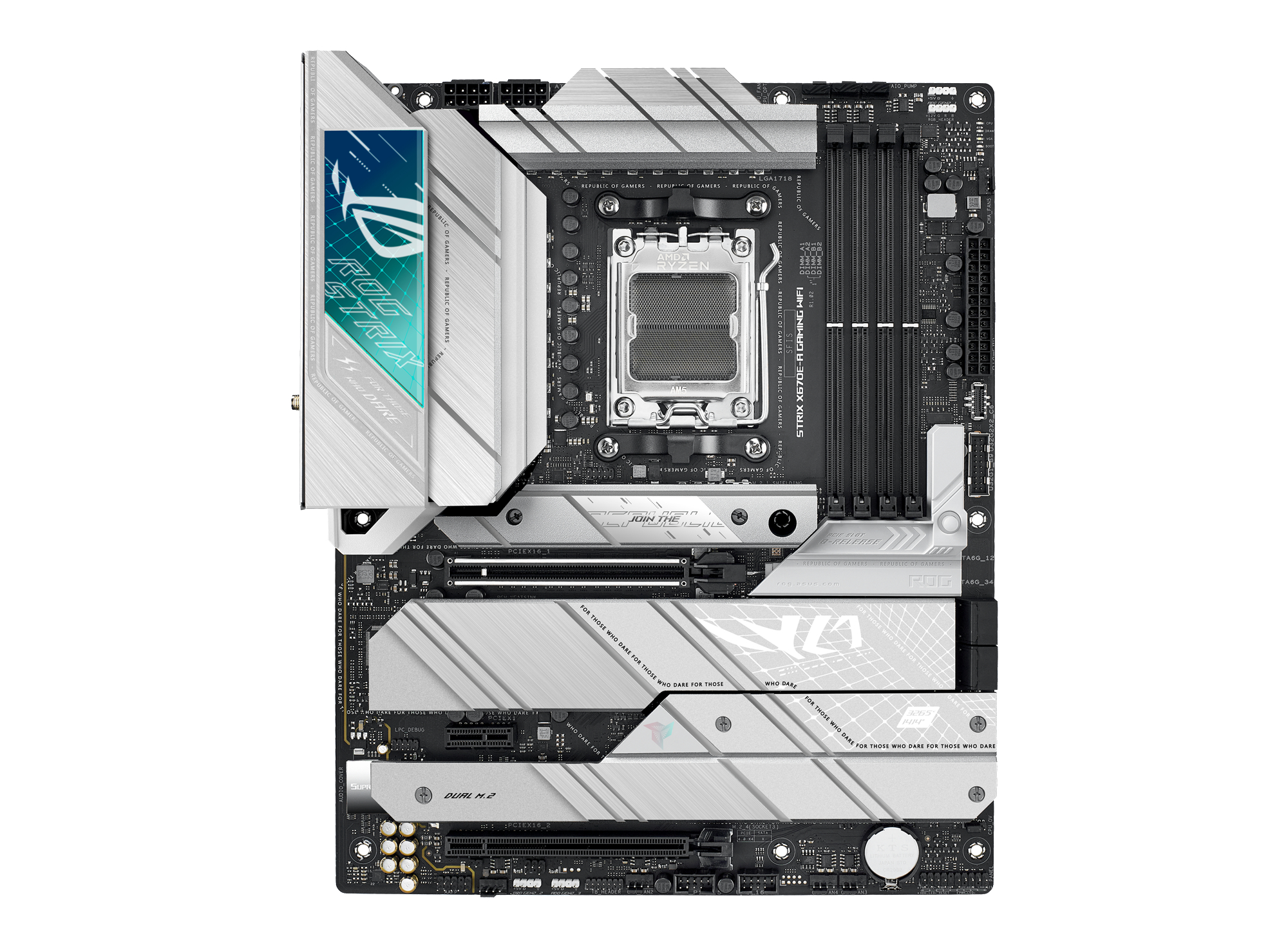 ASUS ROG Strix X670E-A Gaming WIFI Mainboard Schwarz