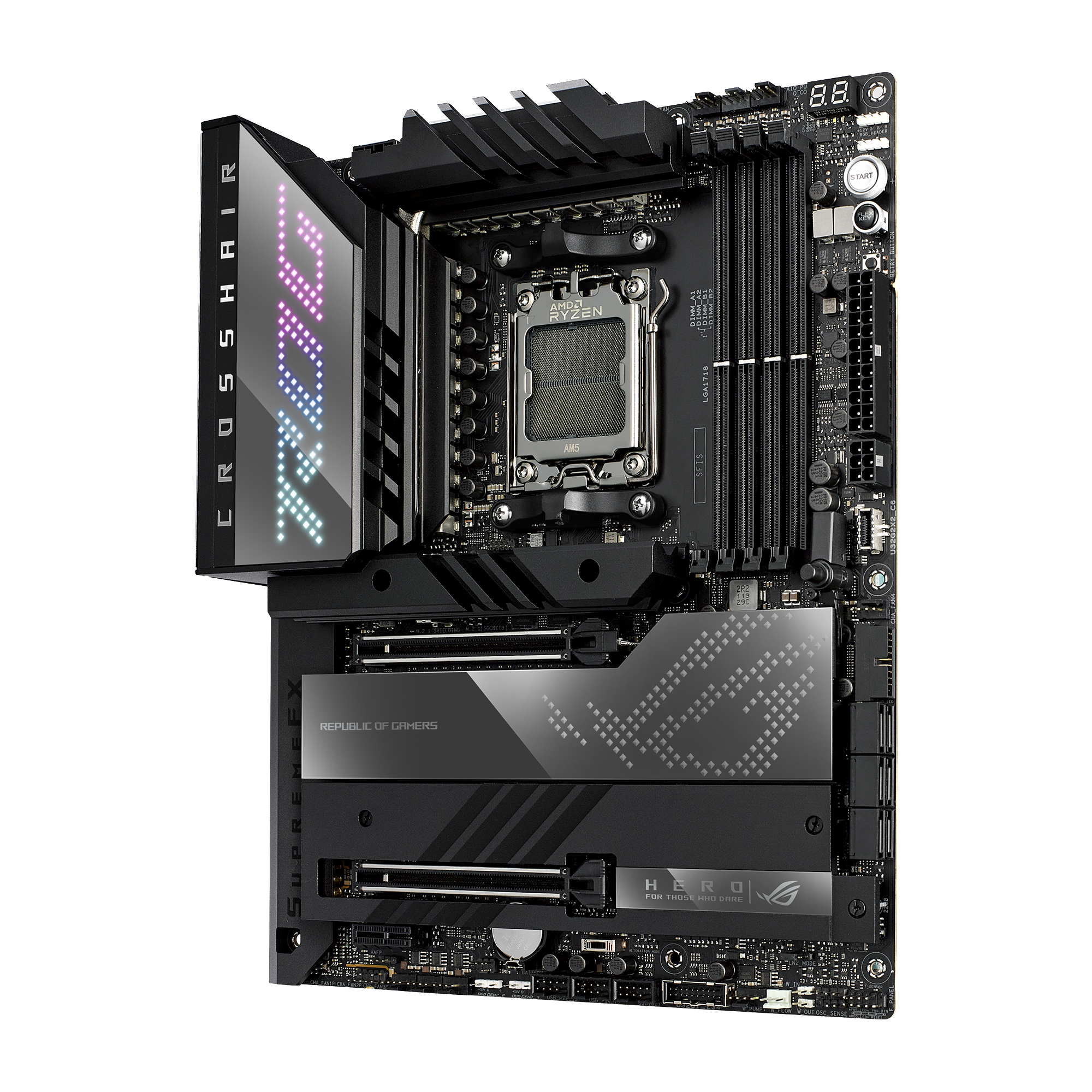 ASUS ROG Crosshair X670E Hero Mainboard Schwarz