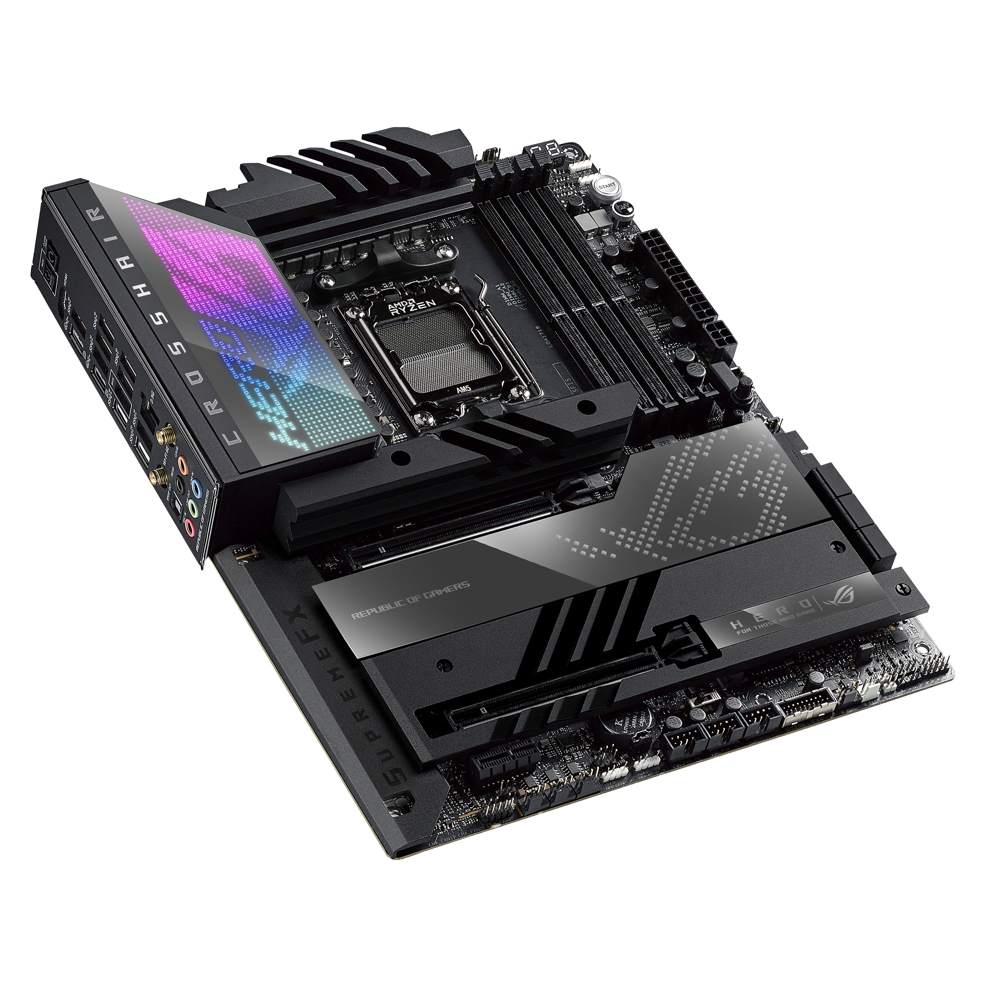 ASUS ROG Crosshair X670E Hero Mainboard Schwarz