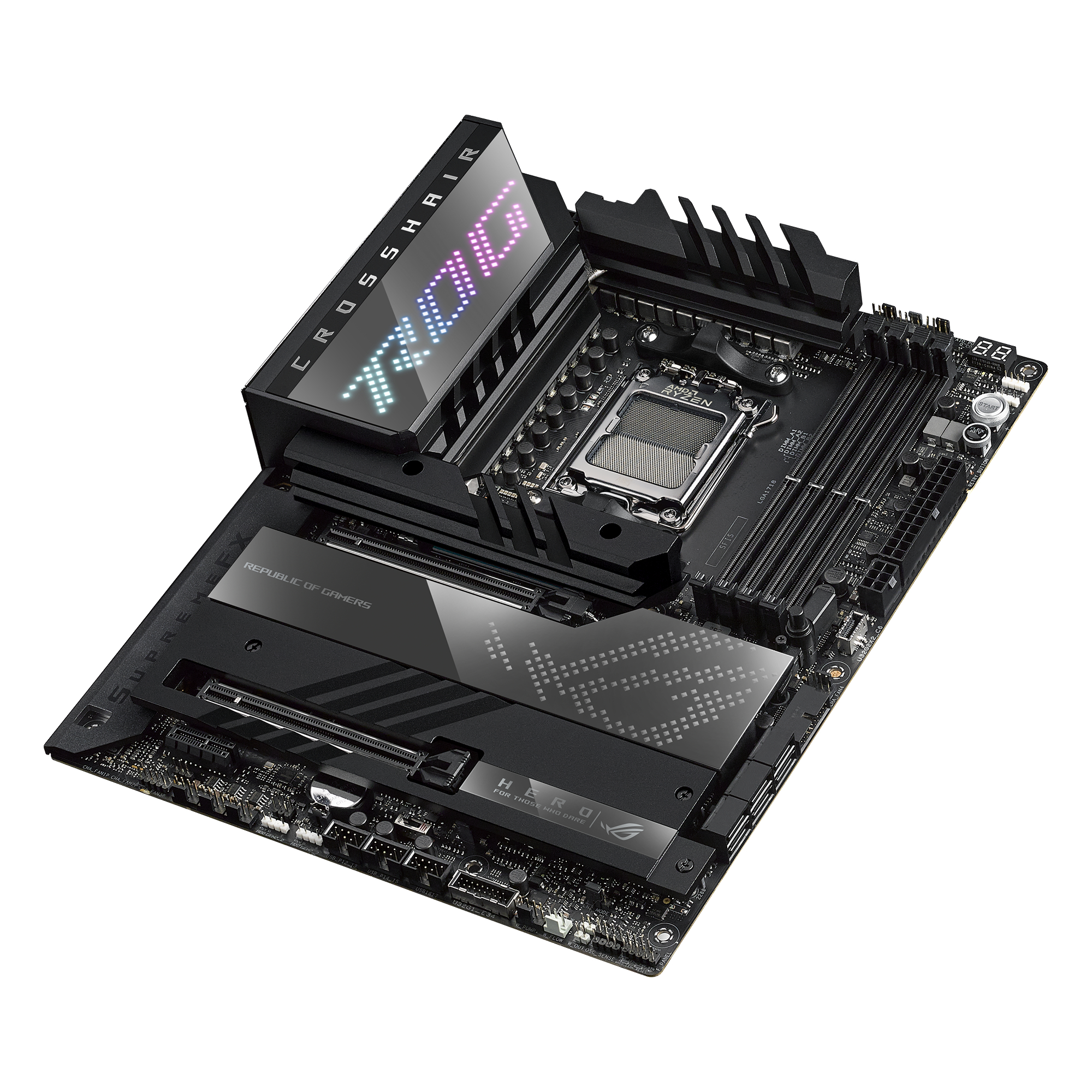 ASUS ROG Crosshair X670E Hero Mainboard Schwarz