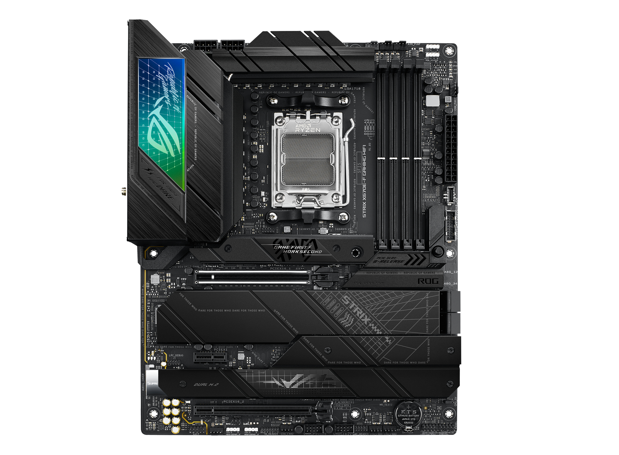 ASUS ROG Strix X670E-F Gaming WIFI Mainboard Schwarz