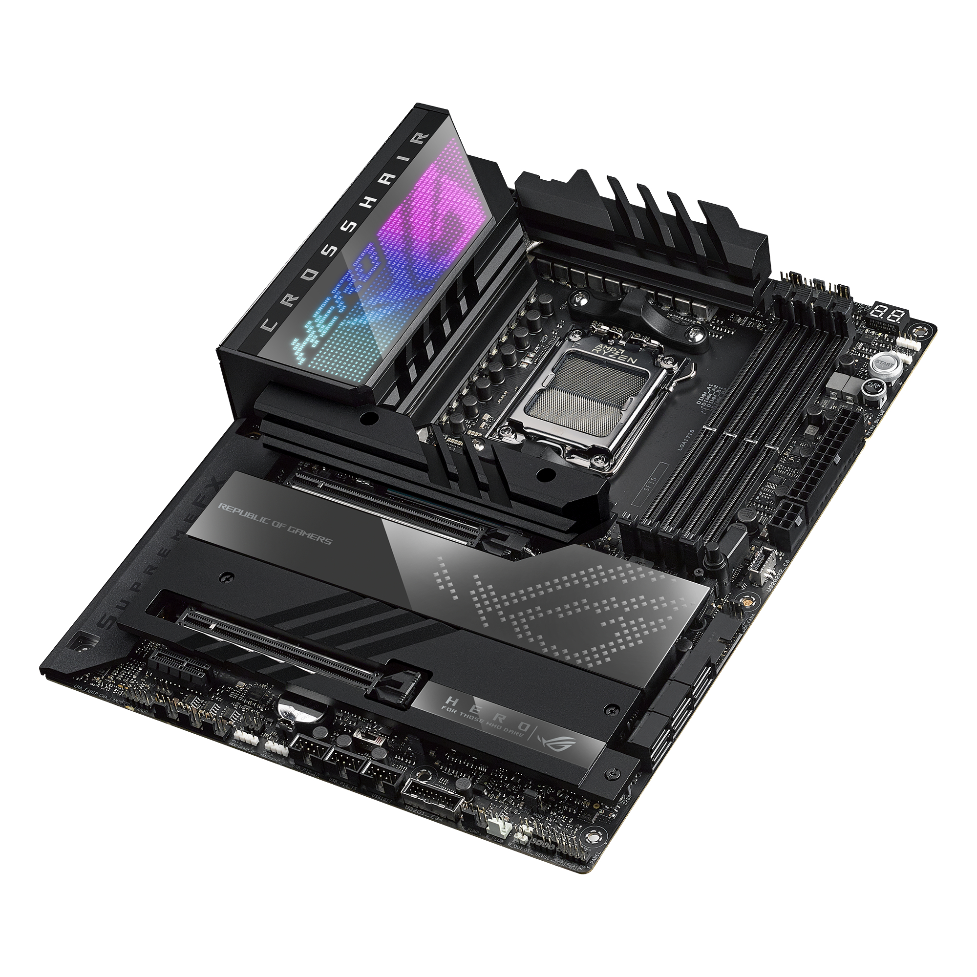 ASUS ROG Crosshair X670E Hero Mainboard Schwarz