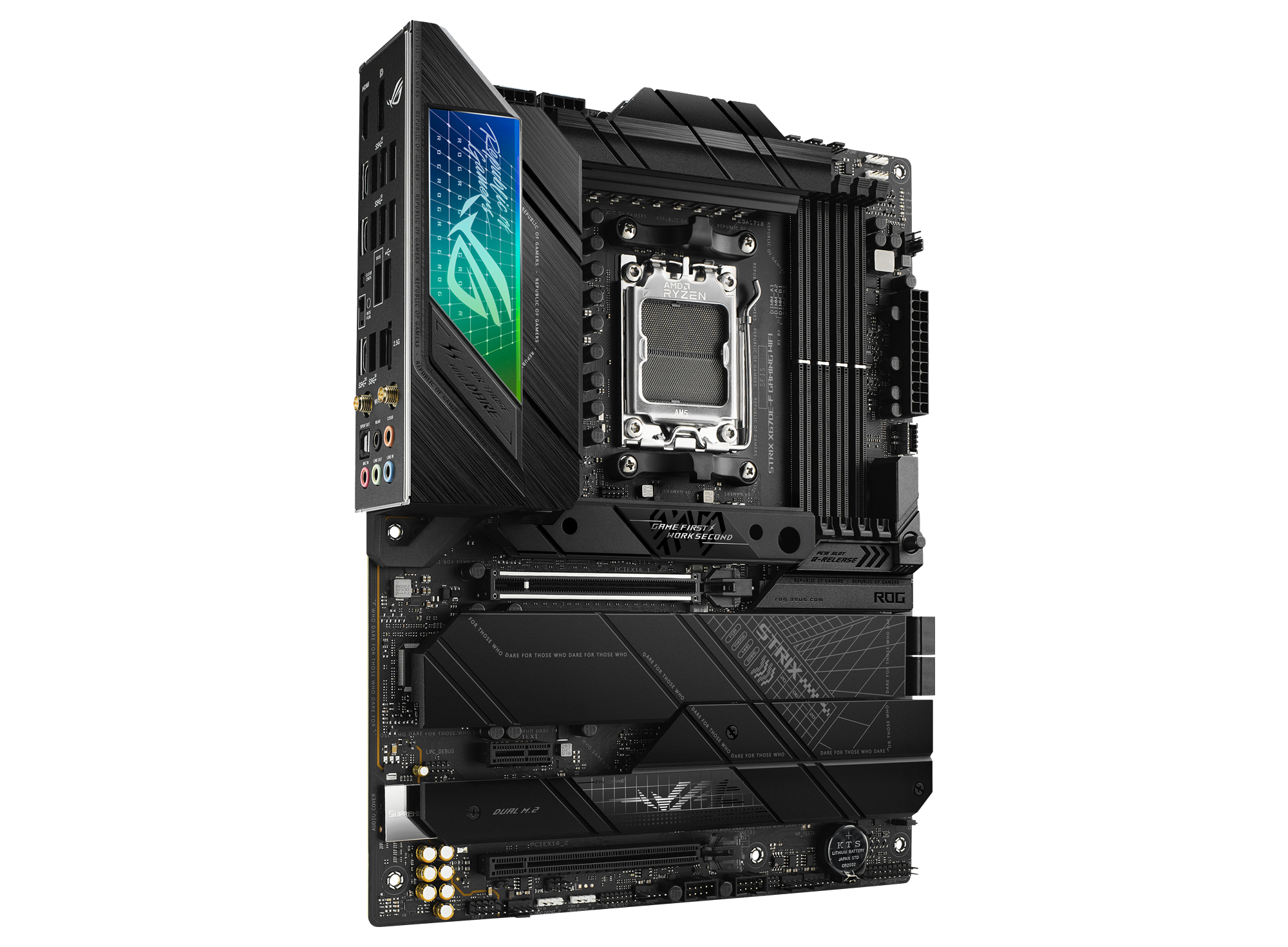 ASUS ROG Strix X670E-F Gaming WIFI Mainboard Schwarz