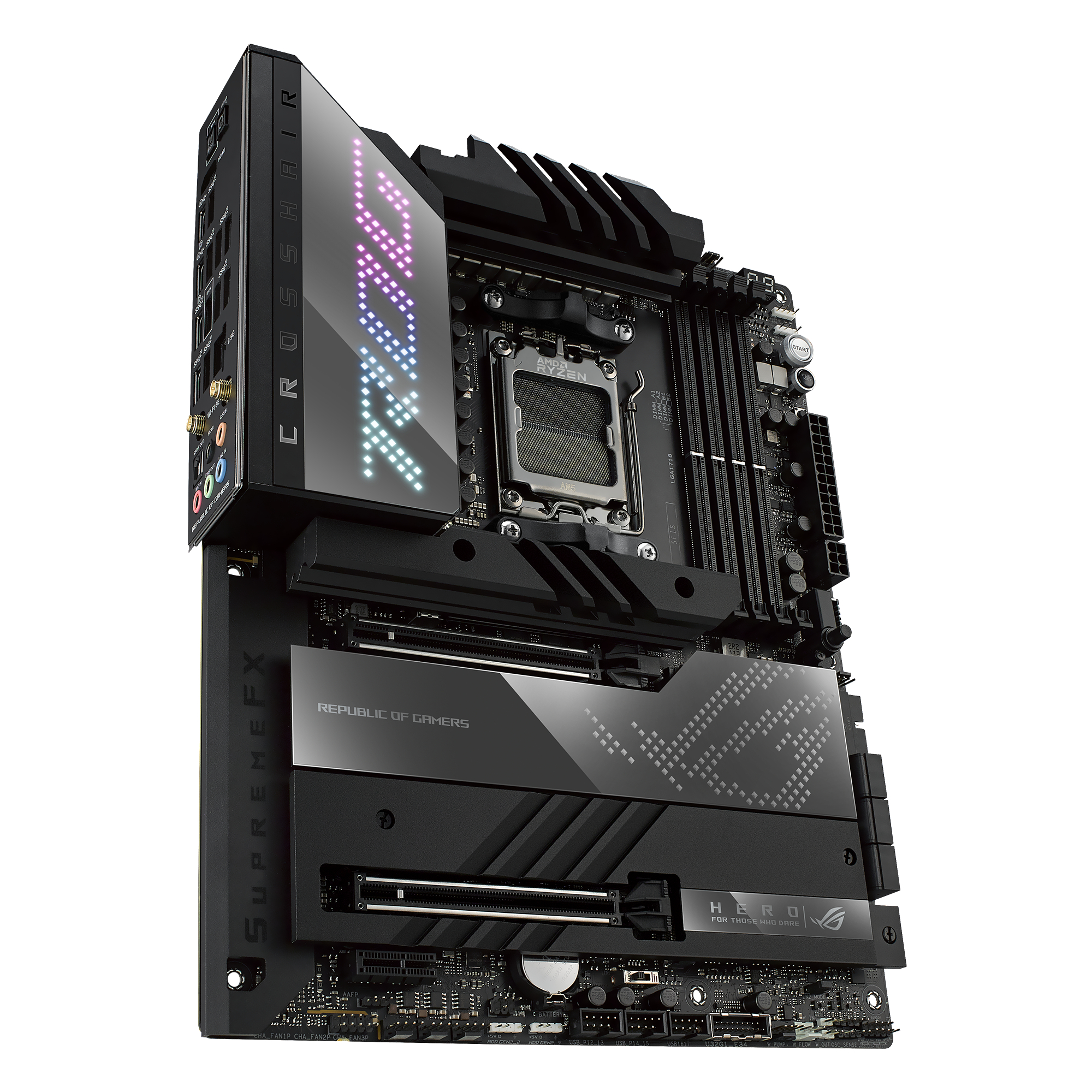 ASUS ROG Crosshair X670E Hero Mainboard Schwarz