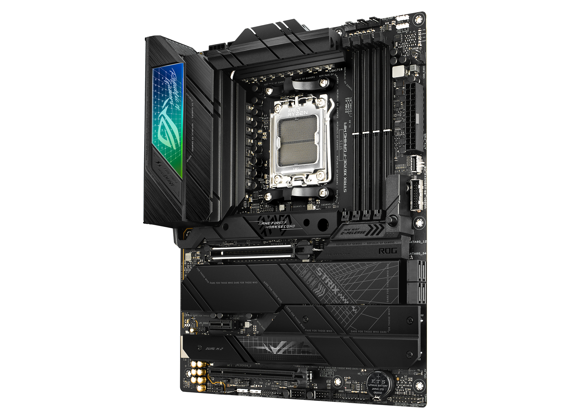 ASUS ROG Strix X670E-F Gaming WIFI Mainboard Schwarz