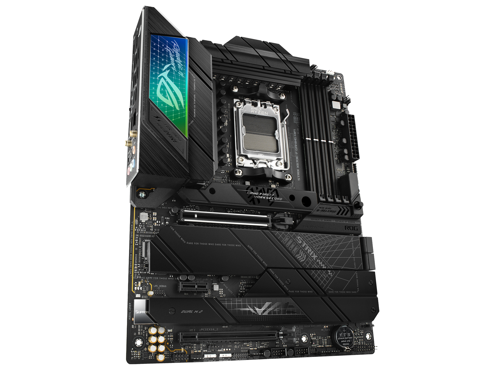 ASUS ROG Strix X670E-F Gaming WIFI Mainboard Schwarz