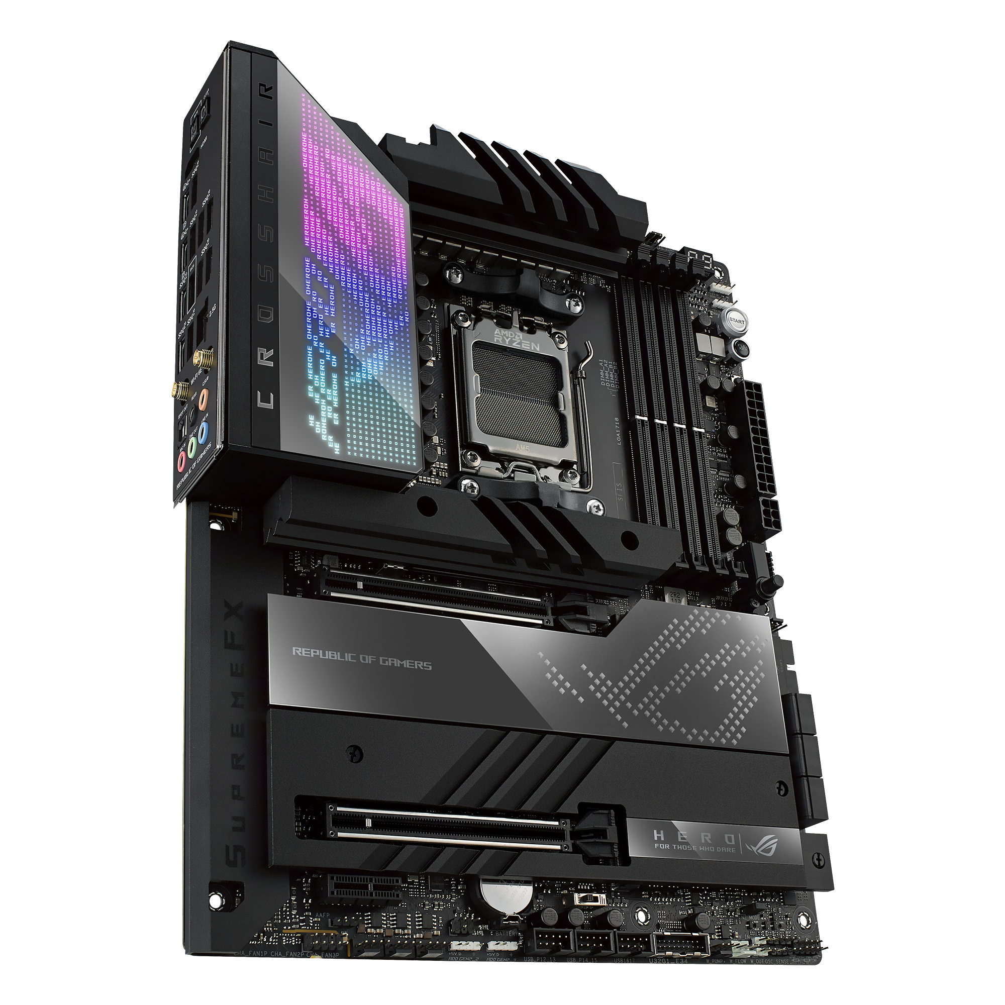 ASUS ROG Crosshair X670E Hero Mainboard Schwarz