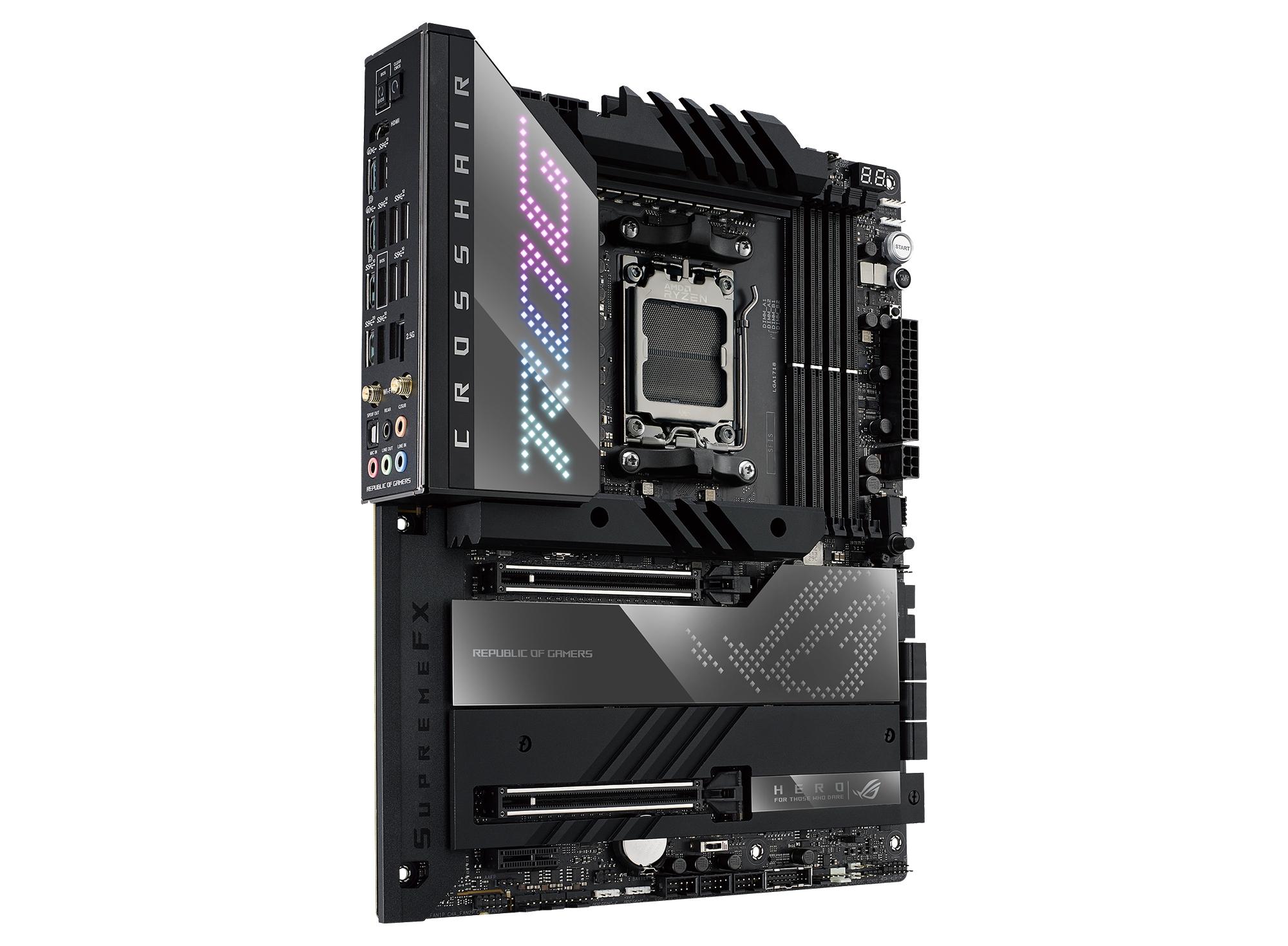 ASUS ROG Crosshair X670E Hero Mainboard Schwarz