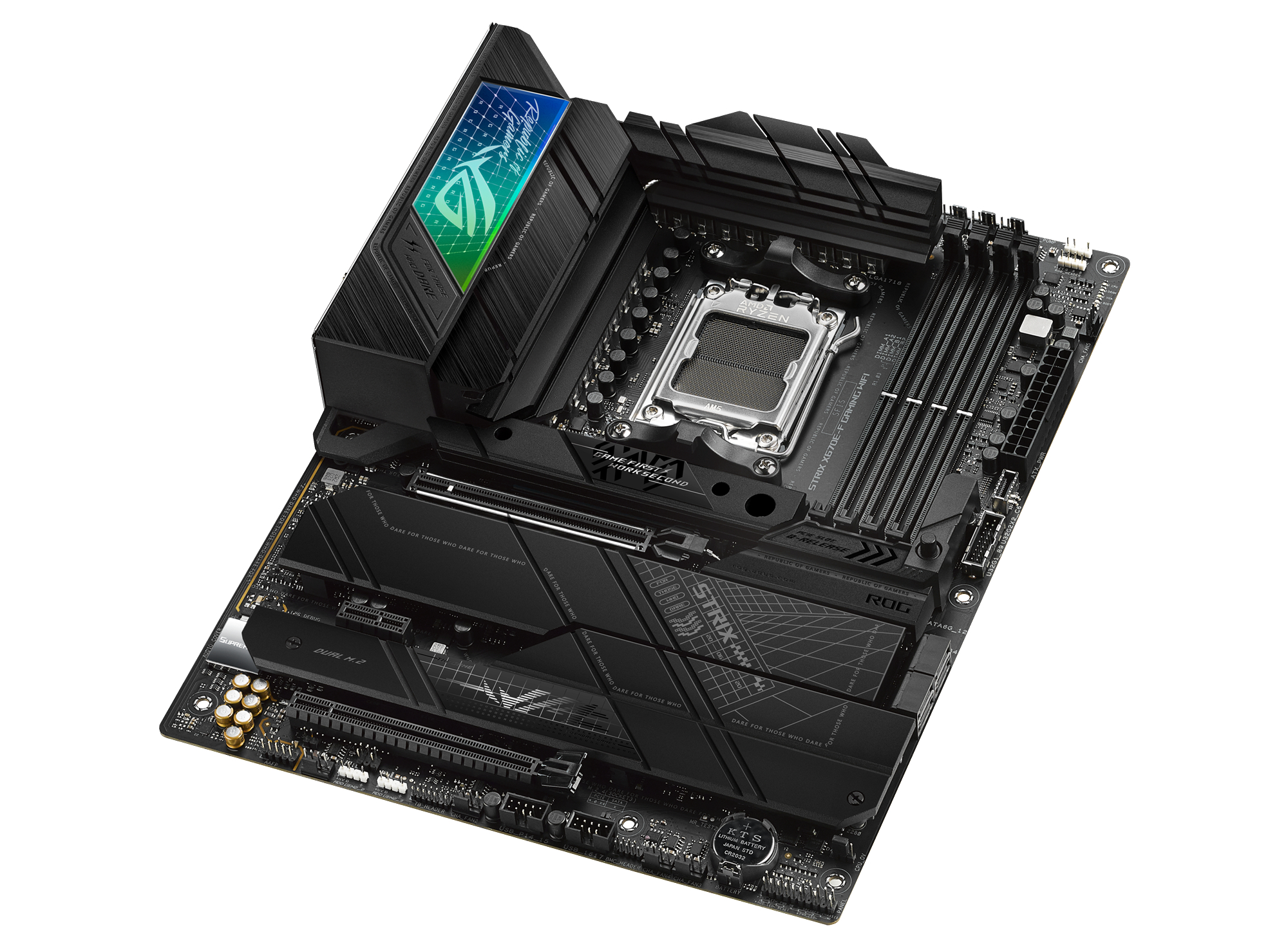 ASUS ROG Strix X670E-F Gaming WIFI Mainboard Schwarz