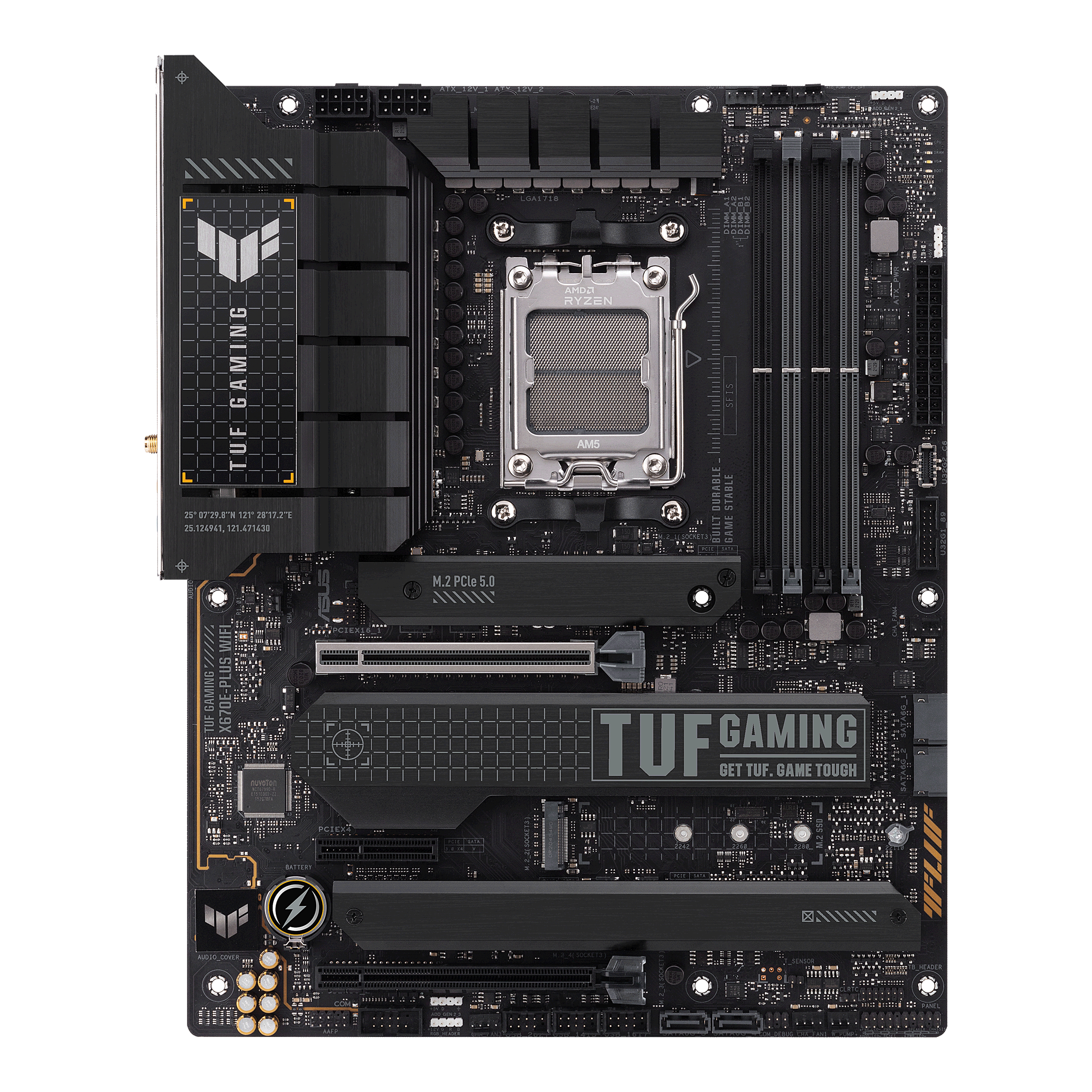 ASUS TUF Gaming X670E-Plus WIFI Mainboard Schwarz