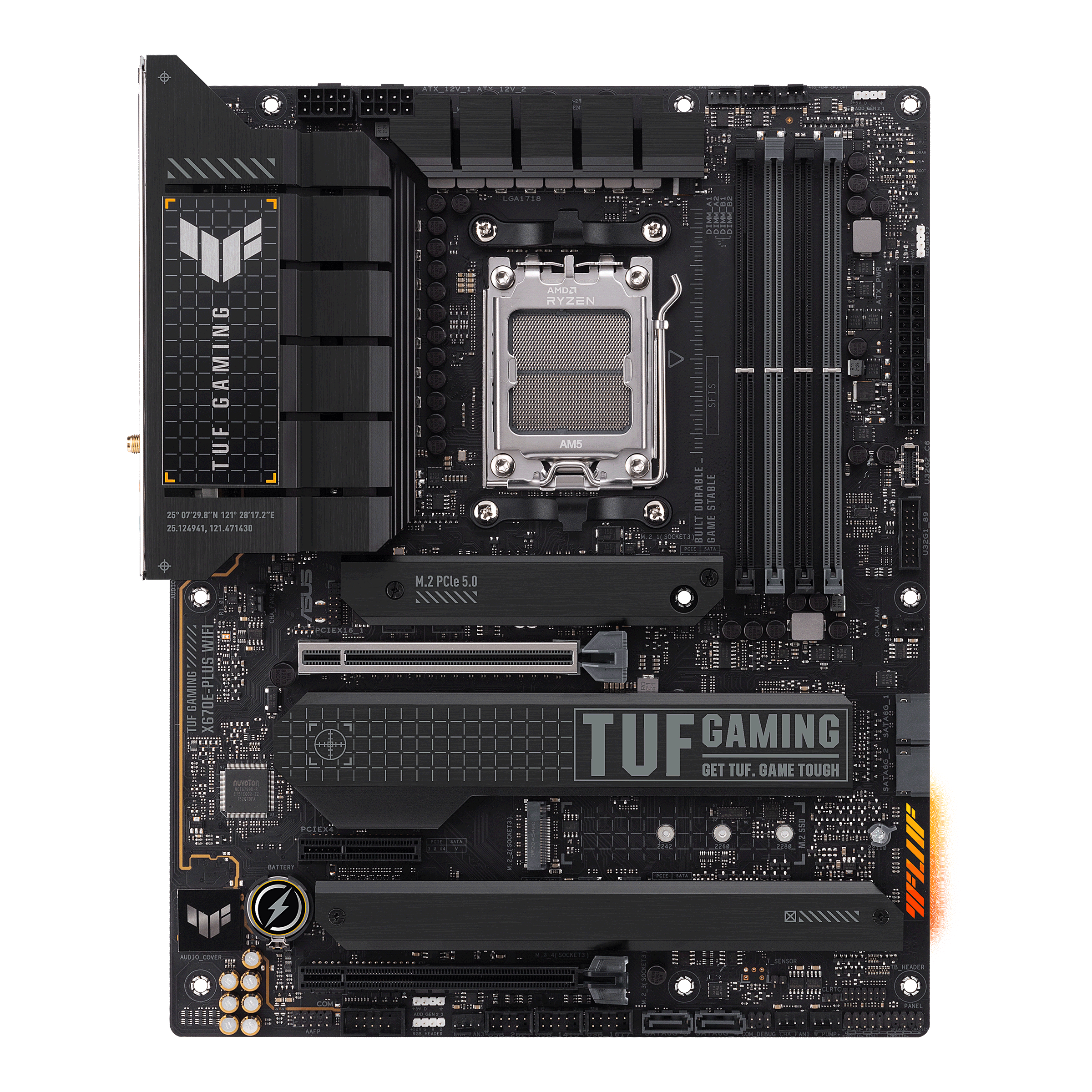 ASUS TUF Gaming X670E-Plus WIFI Mainboard Schwarz