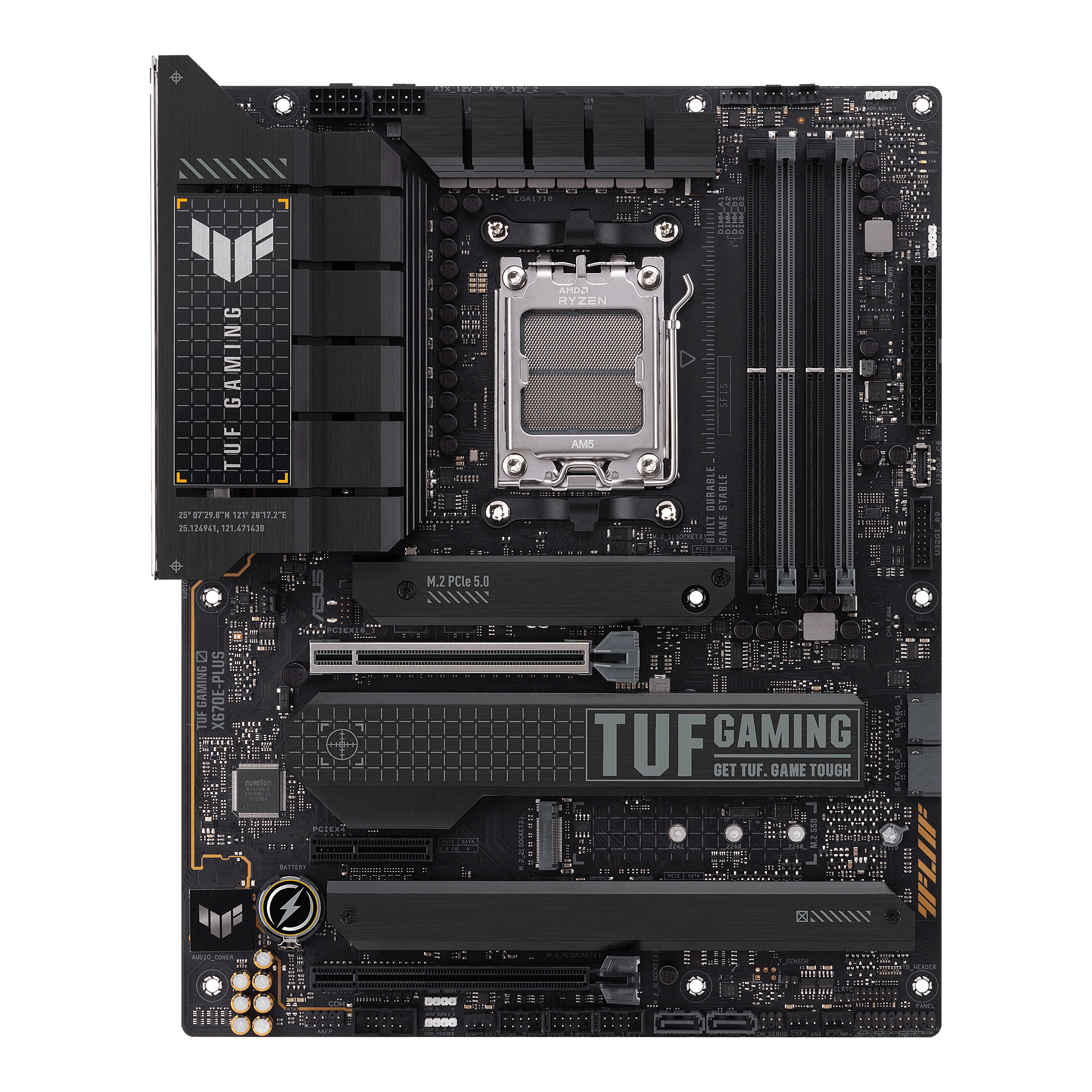 ASUS TUF Gaming X670E-PLUS  Mainboard Schwarz