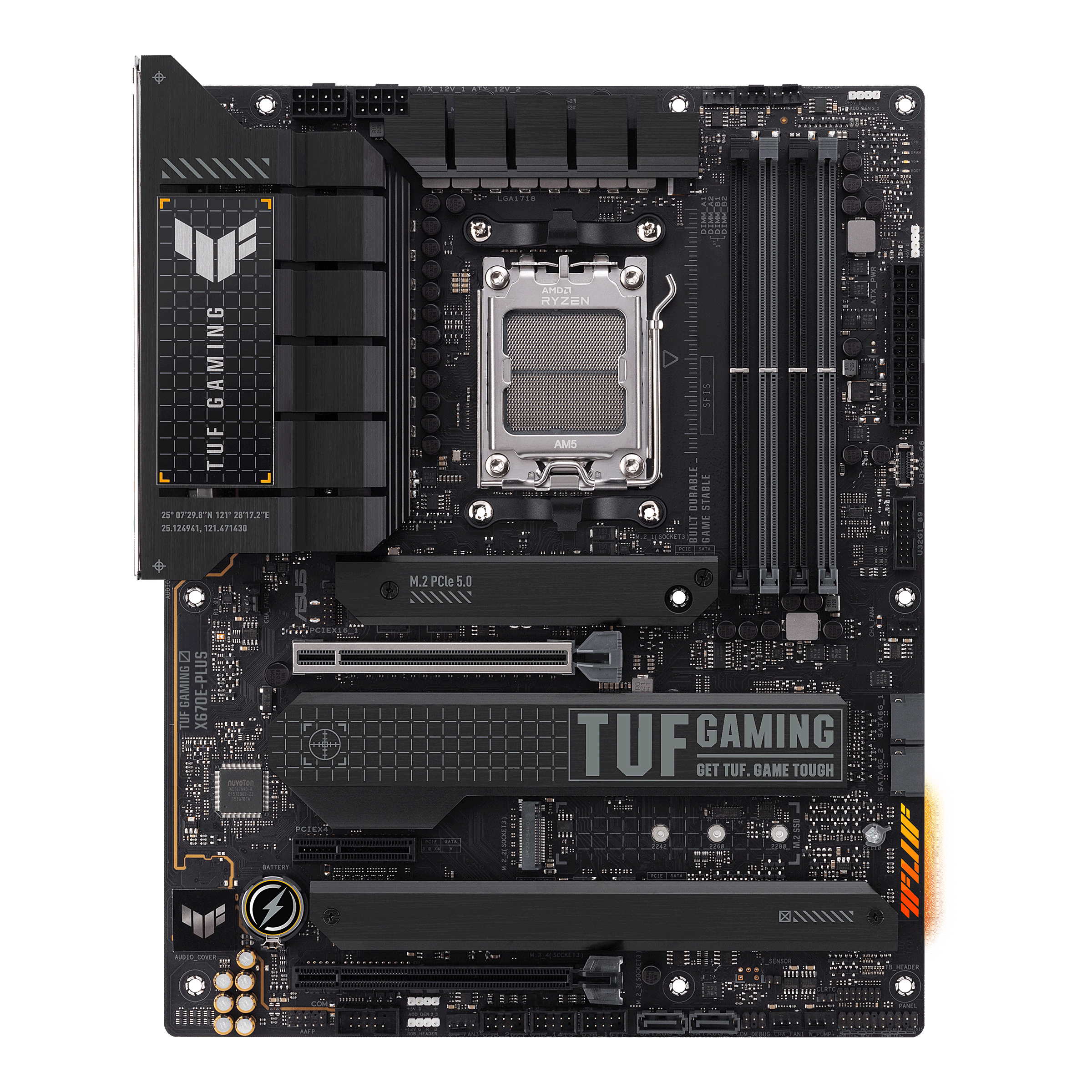 ASUS TUF Gaming X670E-PLUS  Mainboard Schwarz