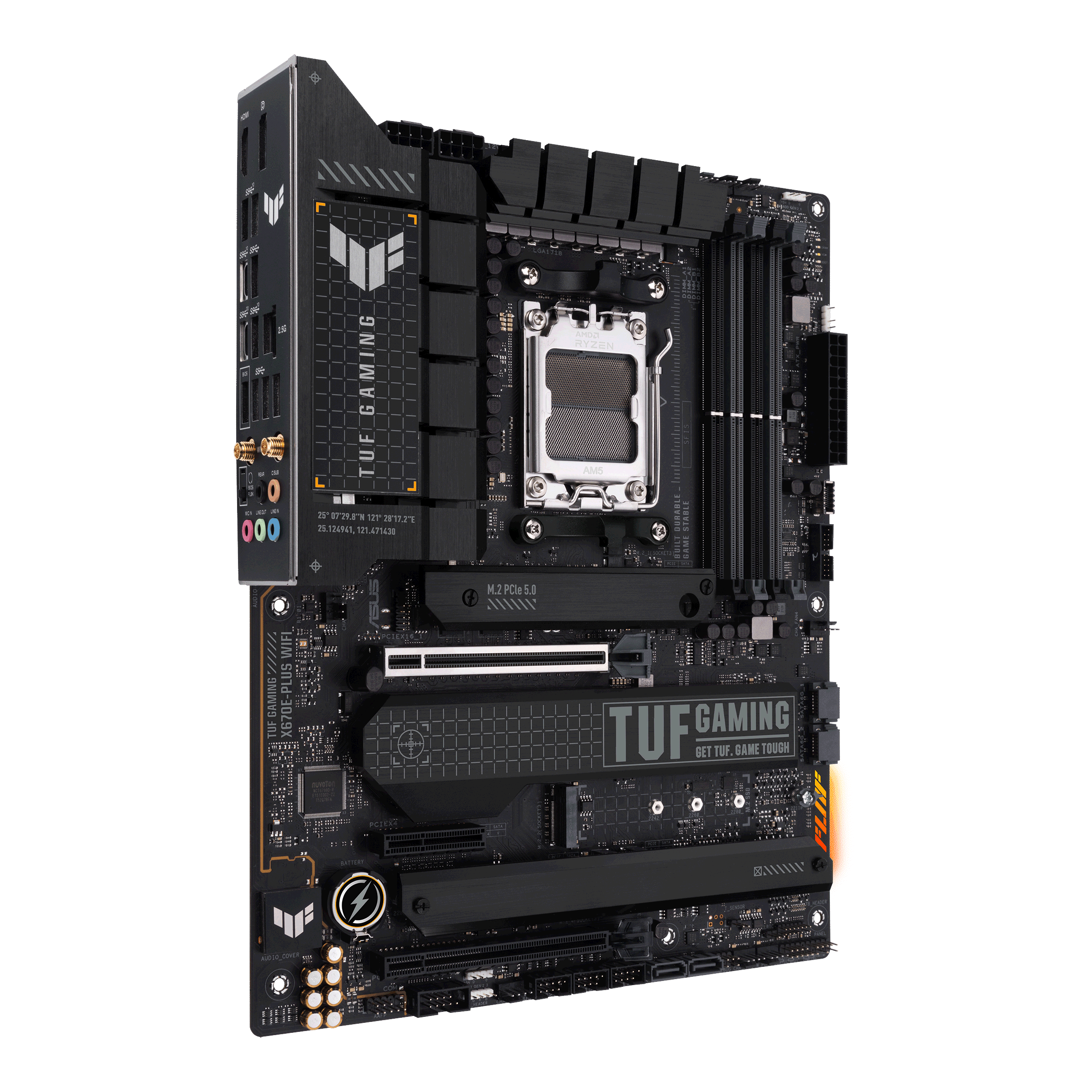 ASUS TUF Gaming X670E-Plus WIFI Mainboard Schwarz