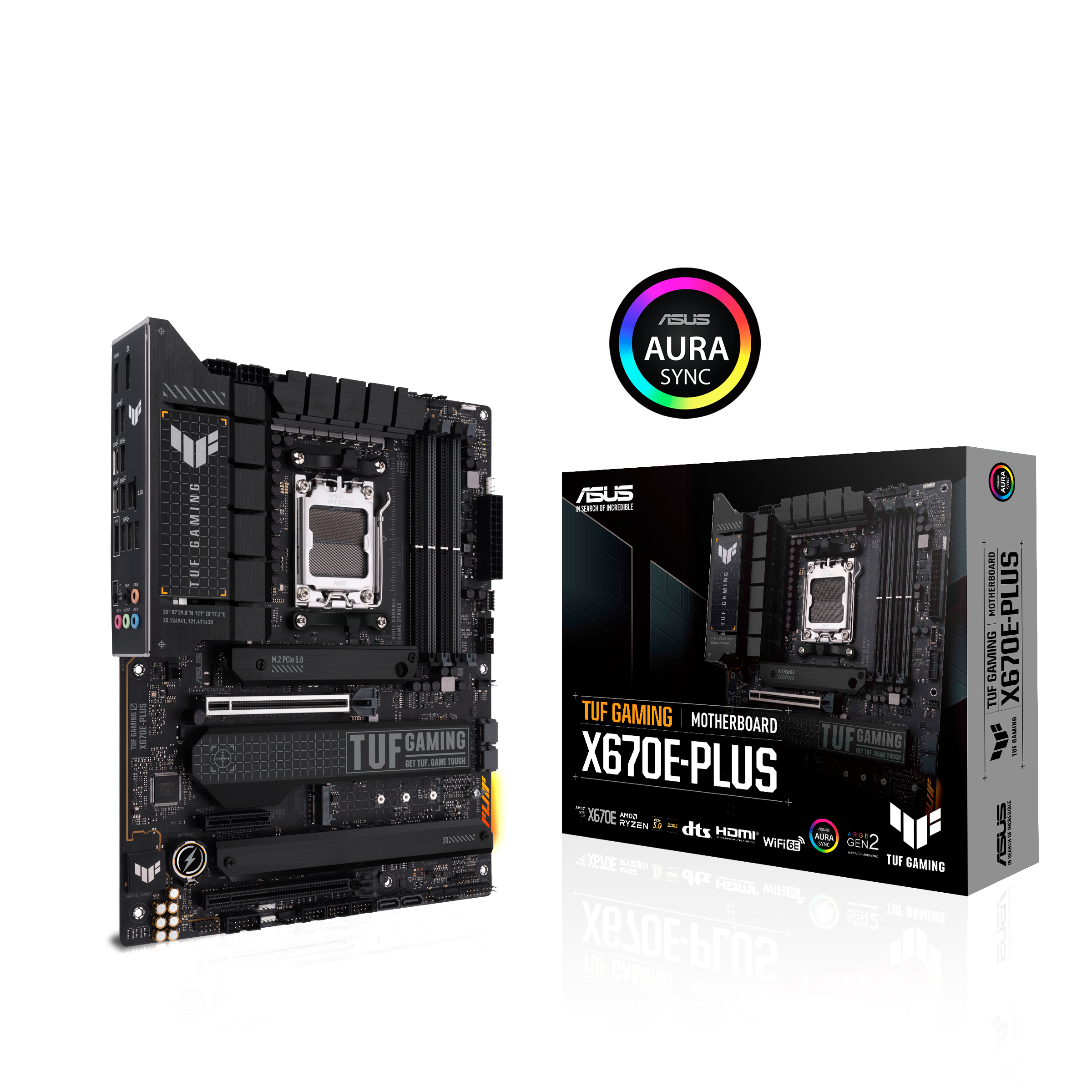 ASUS TUF Gaming X670E-PLUS  Mainboard Schwarz