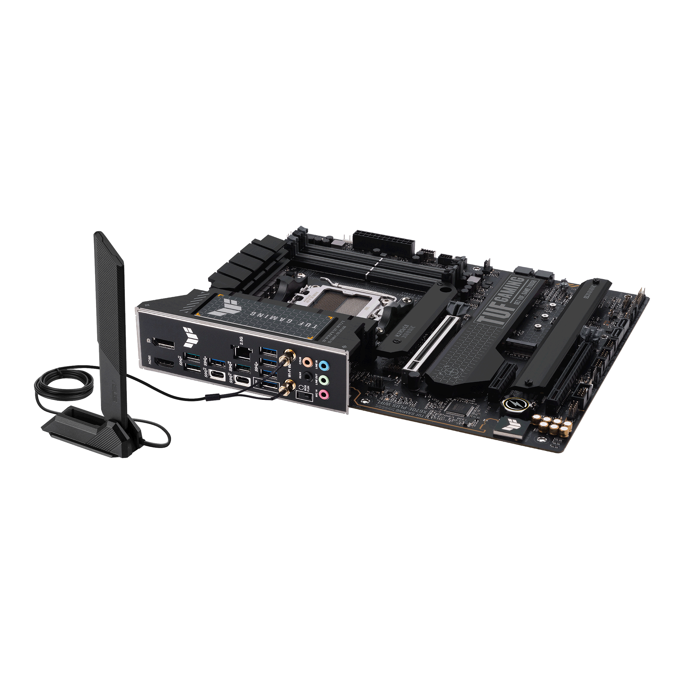 ASUS TUF Gaming X670E-Plus WIFI Mainboard Schwarz