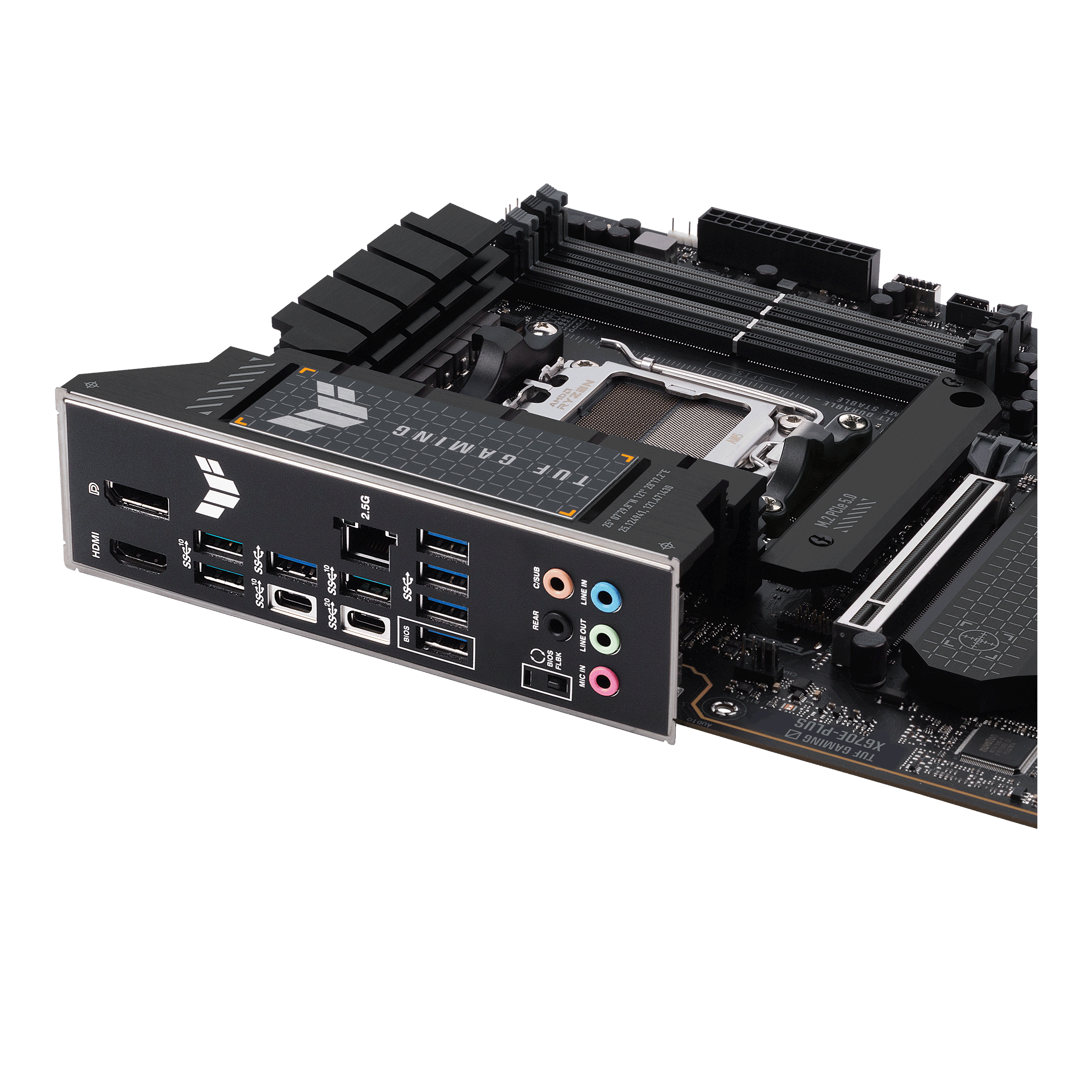 ASUS TUF Gaming X670E-PLUS  Mainboard Schwarz