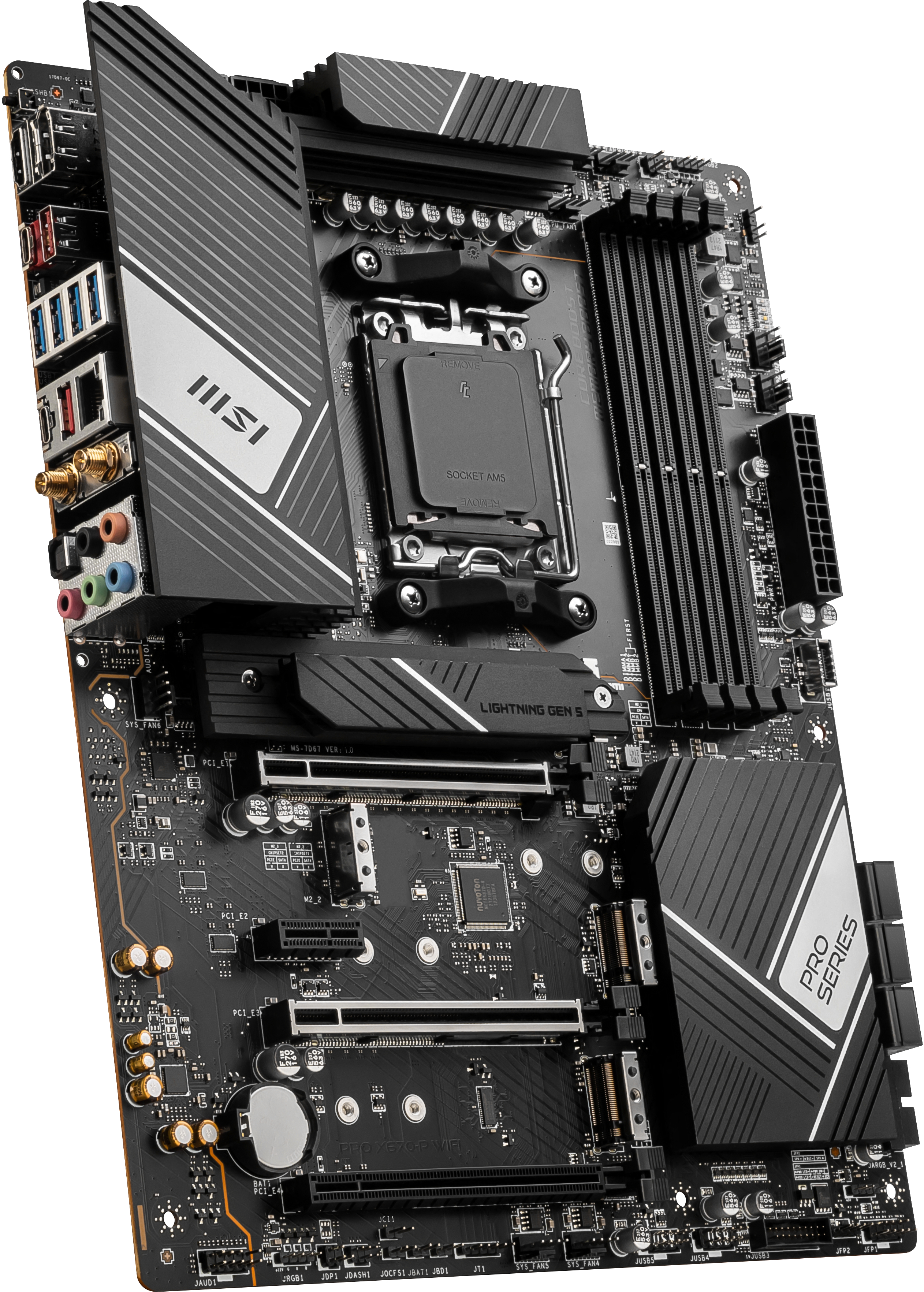 MSI PRO X670-P WIFI Mainboard Schwarz