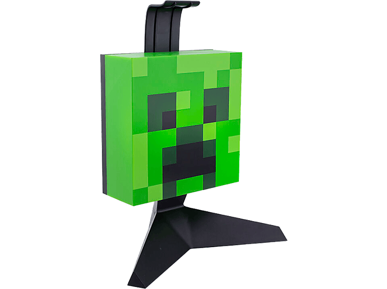 Minecraft | Creeper Head világító fejhallgató tartó | MediaMarkt