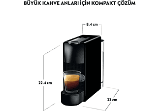 NESPRESSO C30 Essenza Mini Siyah Kahve Makinesi_2