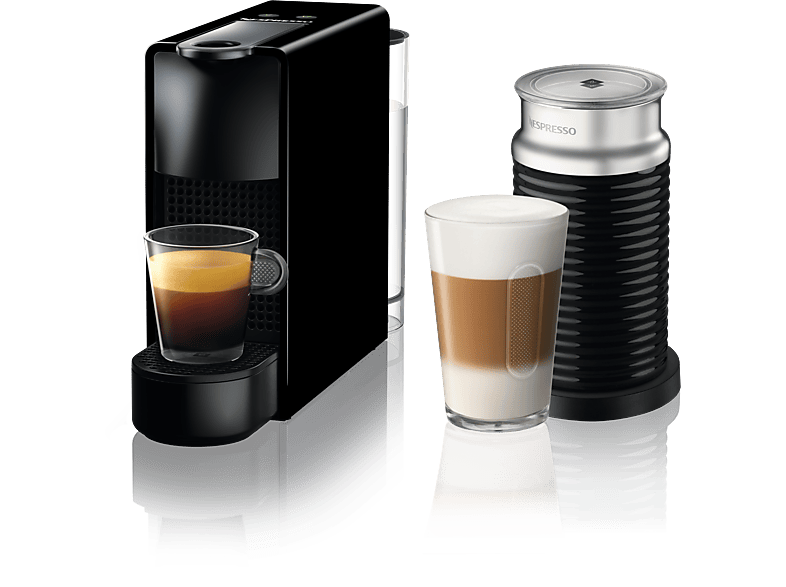 NESPRESSO C35 Essenza Mini Siyah Kahve Makinesi ve Süt Köpürtücü Aksesuar_7