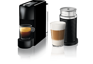 NESPRESSO C35 Essenza Mini Siyah Kahve Makinesi ve Süt Köpürtücü Aksesuar