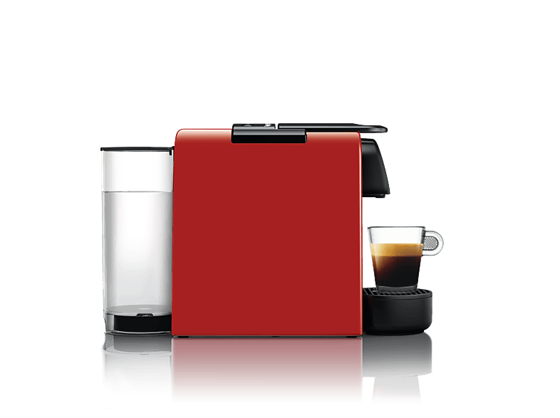 NESPRESSO D35 Essenza Mini Kırmızı Kahve Makinesi ve Süt Köpürtücü Aksesuar_4