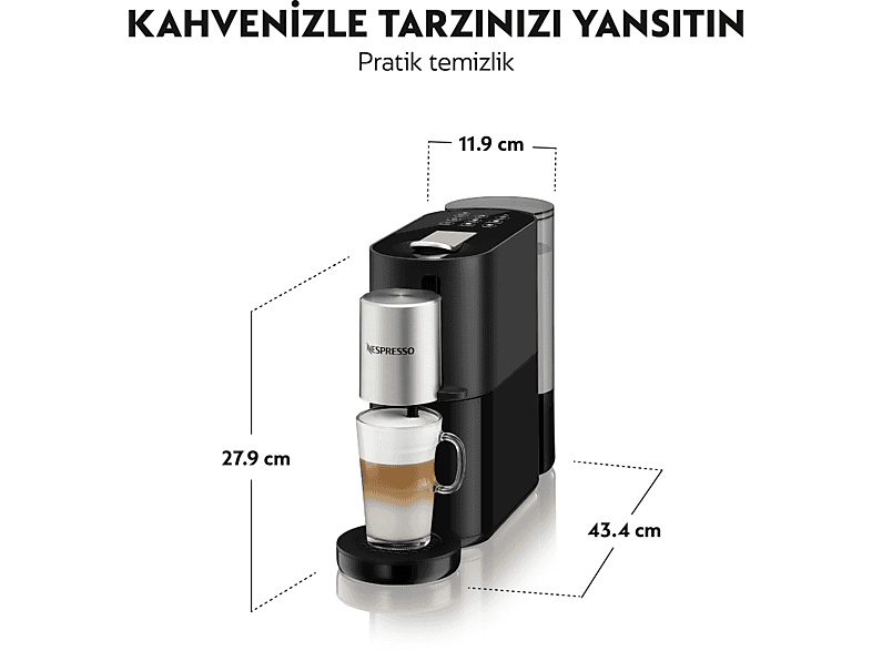 NESPRESSO S85 Atelier Süt Çözümlü Kahve Makinesi_2