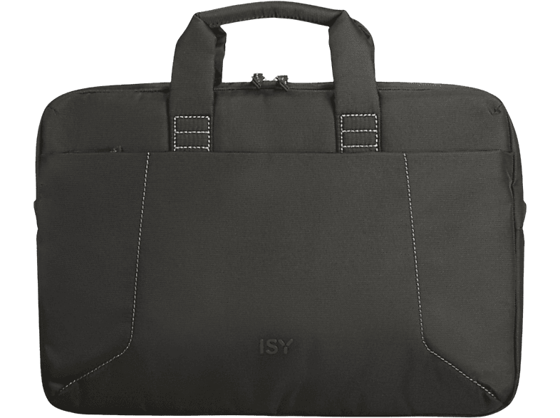 Maletín para portátil - ISY INB-1561-1, Portátil de hasta 15.6 ", 100% Poliéster, Negro