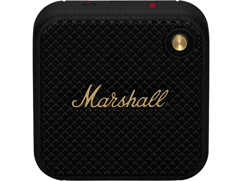 Altavoz inalámbrico - Marshall Willen, 10 W, Autonomía 15 h, Bluetooth, USB, IP67, 82 dB, Negro