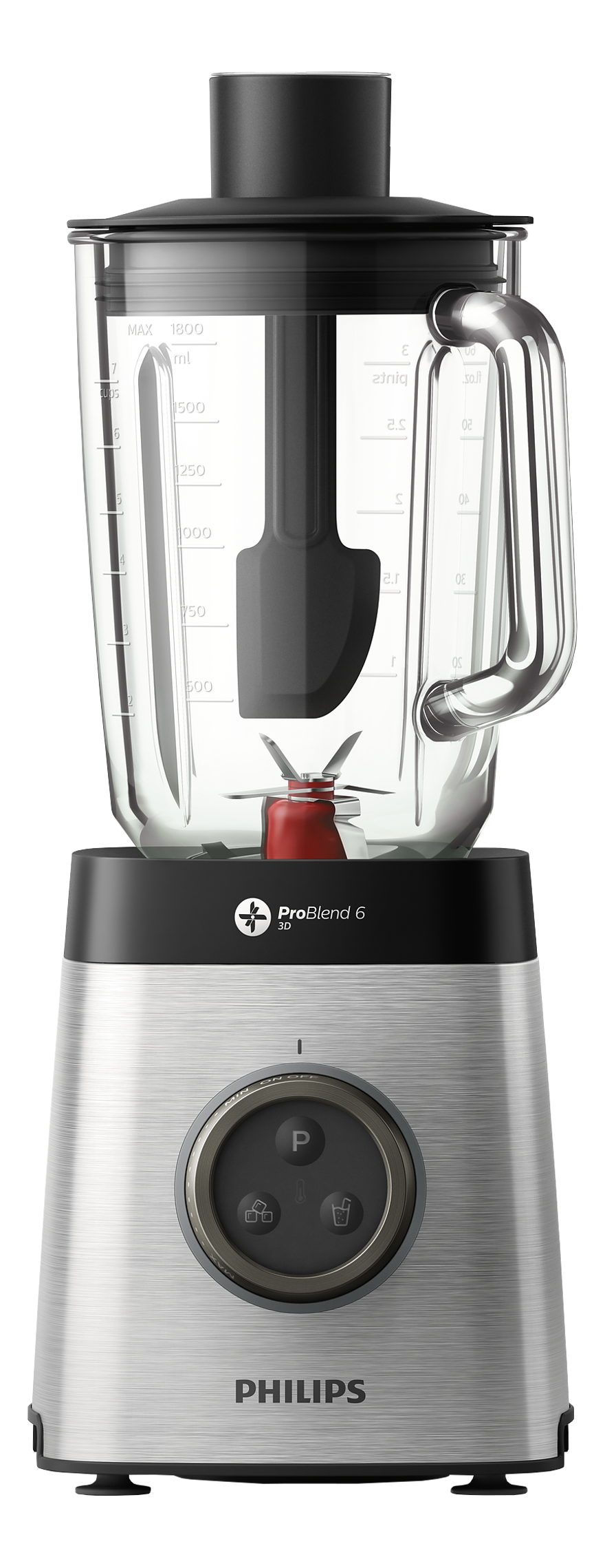 PHILIPS HR3652/02 AVANCE - Standmixer (Silber)