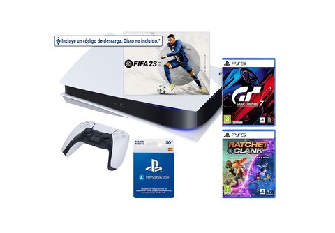 Consola PS5 PlayStation 5 con disco + Juego FIFA 23