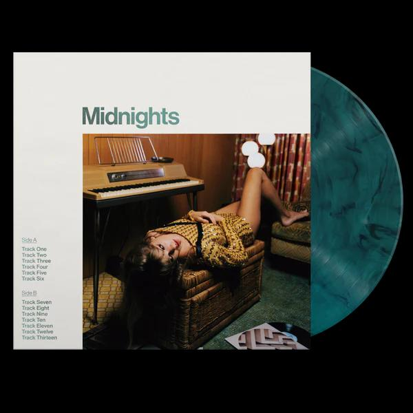 Vinyl lemez, album borító művészettel, nővel a kanapén és szöveggel.