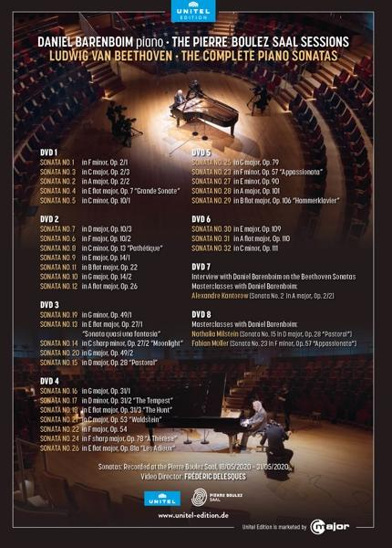 Daniel Barenboim - Barenboim-Beethoven-Sämtliche Klaviersonaten  - (DVD)