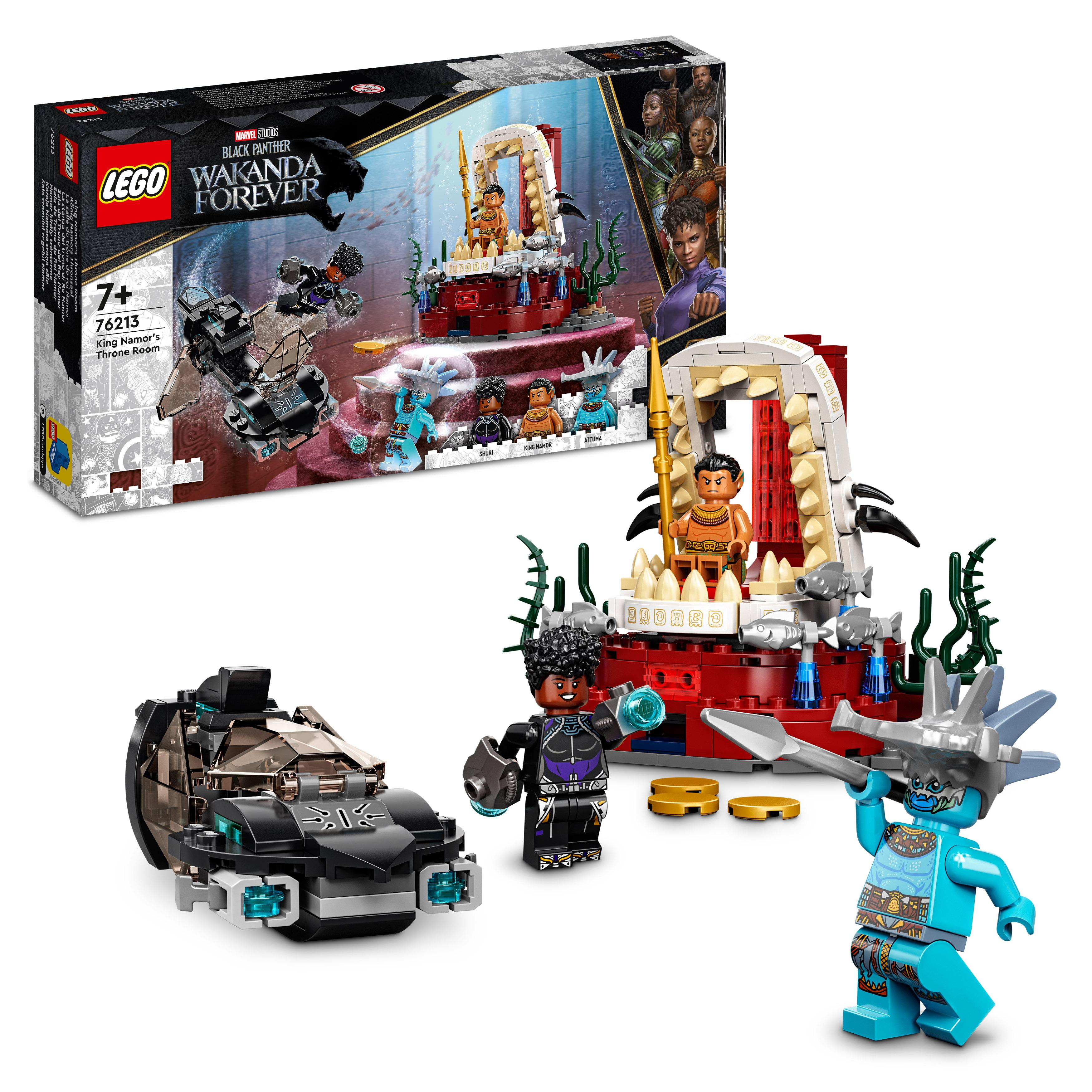 76213 LEGO Mehrfarbig Namors Bausatz, König Marvel Thronsaal