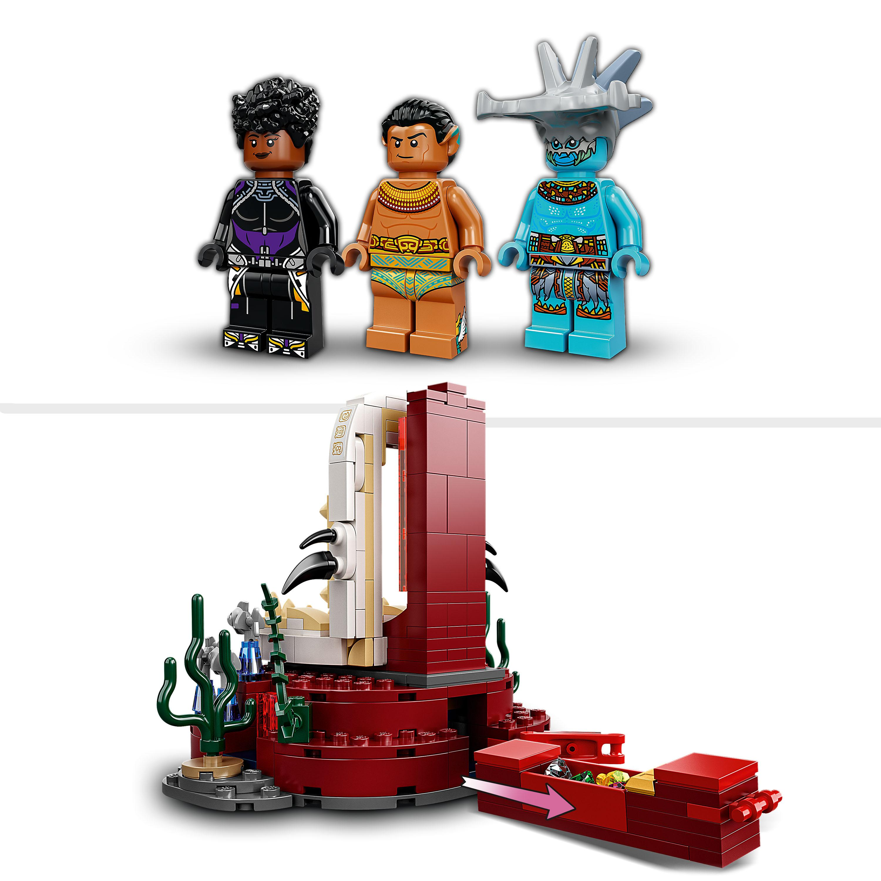 Mehrfarbig Namors Bausatz, Thronsaal LEGO Marvel König 76213