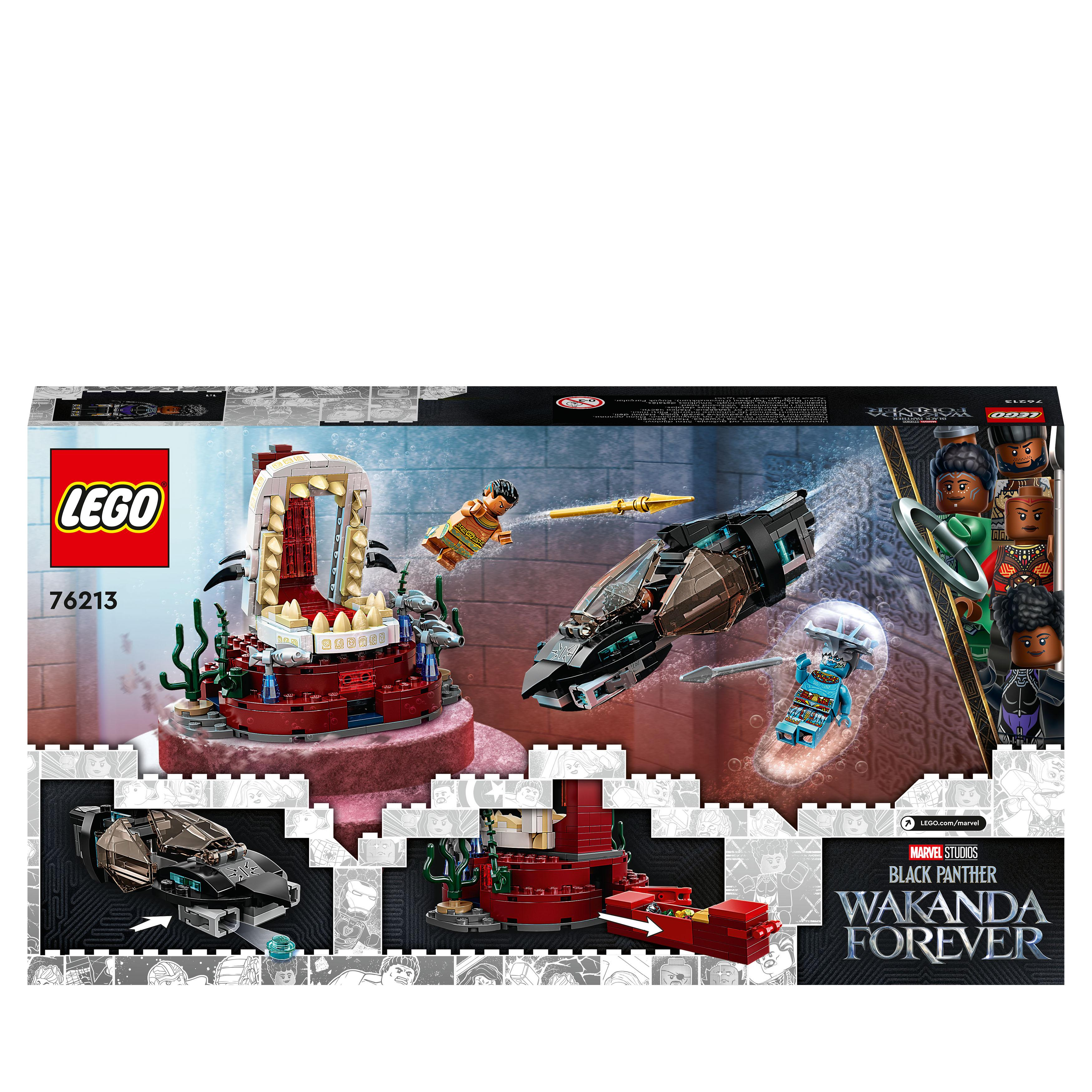 LEGO Marvel 76213 König Namors Thronsaal Mehrfarbig Bausatz