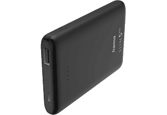 HAMA SLIM 5HD - Powerbank (Nero)