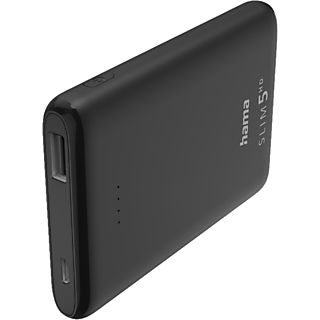 HAMA SLIM 5HD - Powerbank (Noir)